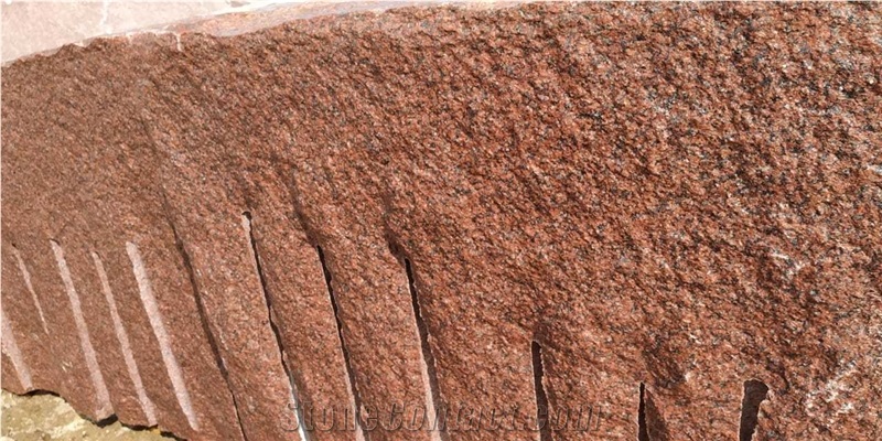Ilkal Red Granite Block, India Red Granite