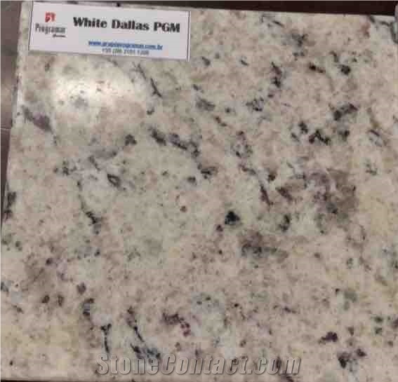 White Dallas / Napoli Granite Slabs