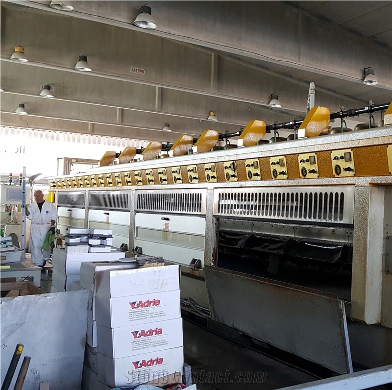 Barsanti Used Polishing Line for Granite 22 Granite Heads Year 2004