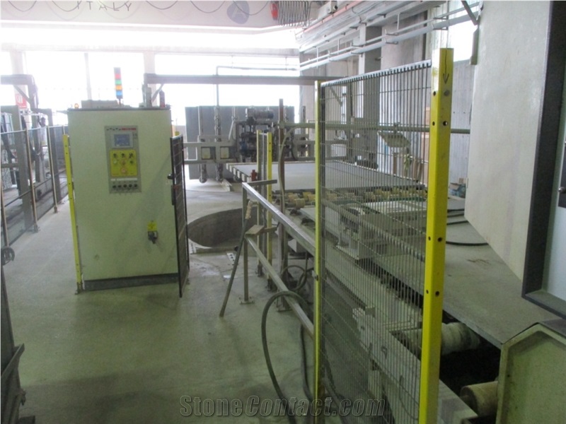 Barsanti Used Polishing Line for Granite 22 Granite Heads Year 2004
