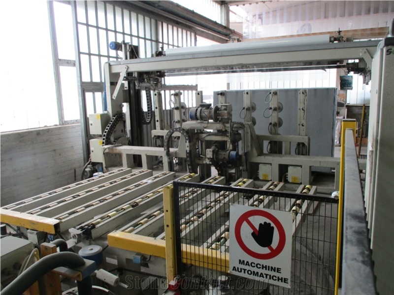 Barsanti Used Polishing Line for Granite 22 Granite Heads Year 2004