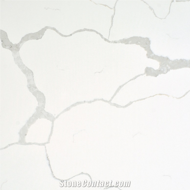 Calacatta White Quartz Countertops