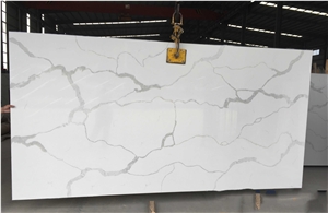 Calacatta White Quartz Countertops