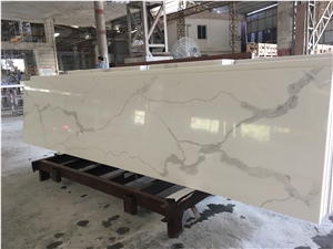 Calacatta White Quartz Countertops