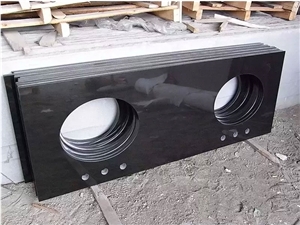China Black Granite Vanity Top