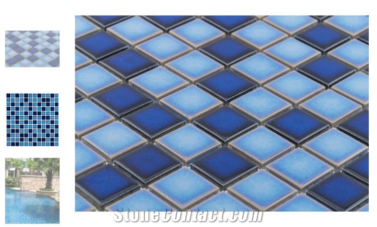 Kier Azzuro Porcelain Mosaic Tile