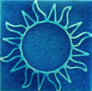 Handmade Tile- Hand Painted Porcelain Tile