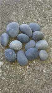 Black Mexican Beach Pebbles Natural