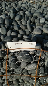 Black Mexican Beach Pebbles Natural