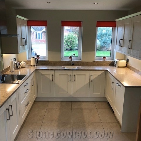 Silestone Tops Upstands with Integrity Sink