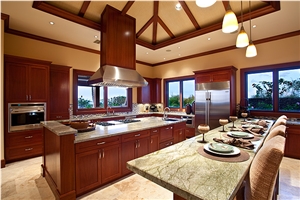 Val D"Orcia Green Quartzite Kitchen Countertop