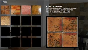 Piso De Barro Saltillo Tiles