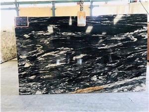 Alaska Black Granite Slabs