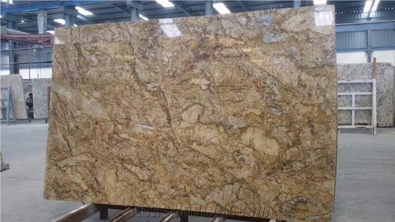 Alaska Gold Granite Slabs