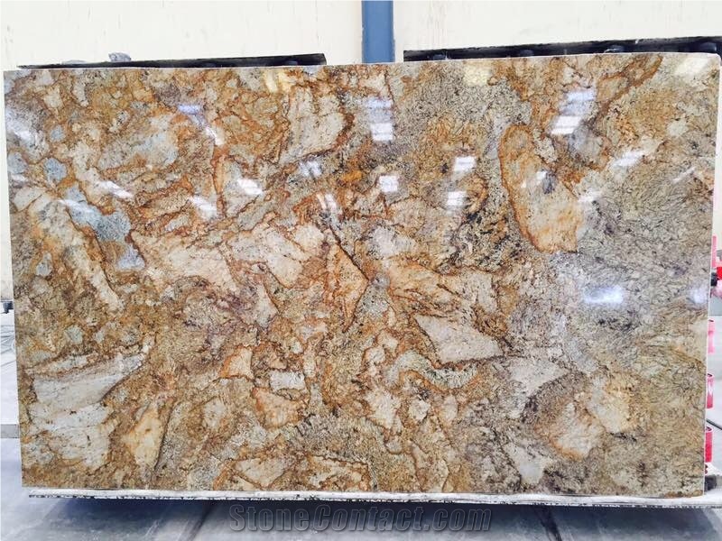 Alaska Gold Granite Slabs