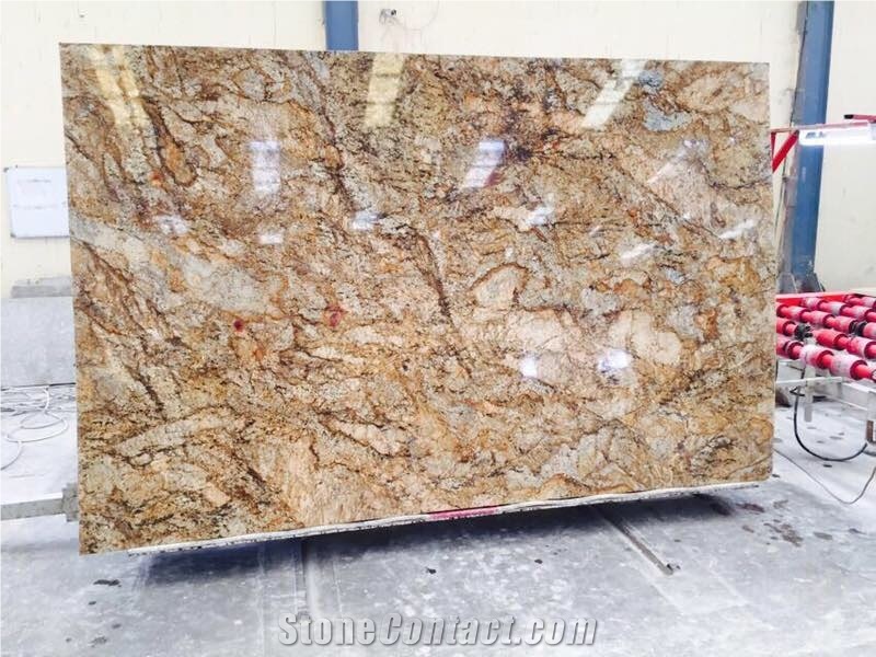 Alaska Gold Granite Slabs