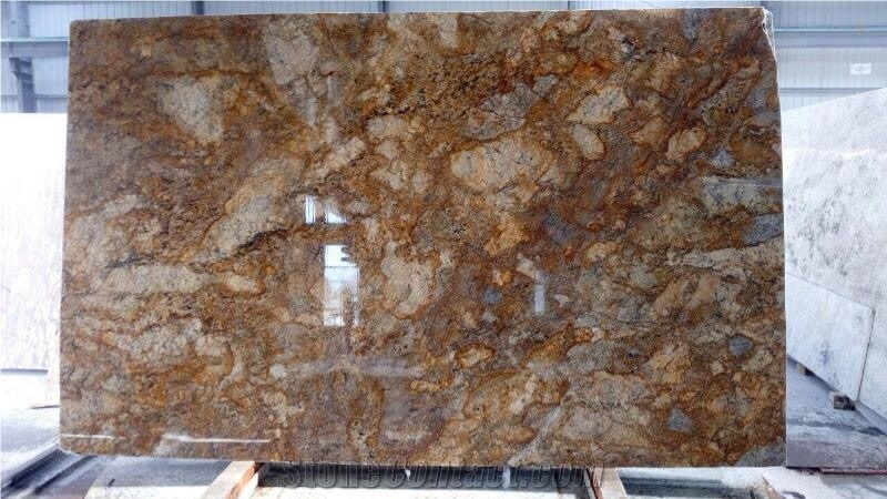 Alaska Gold Granite Slabs