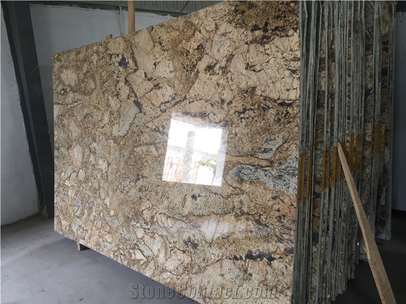 Alaska Gold Granite Slabs
