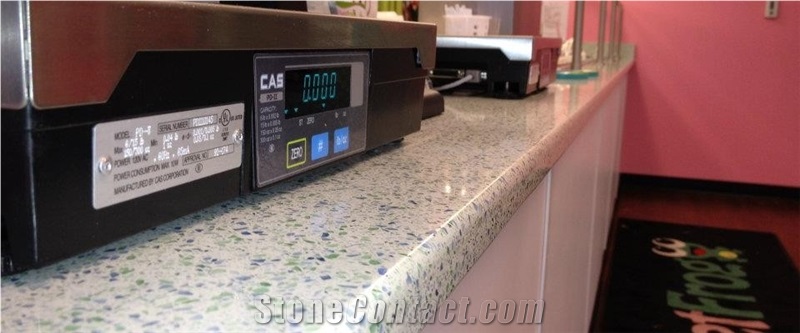 Geo Auckland Recycled Glass Surface Countertop