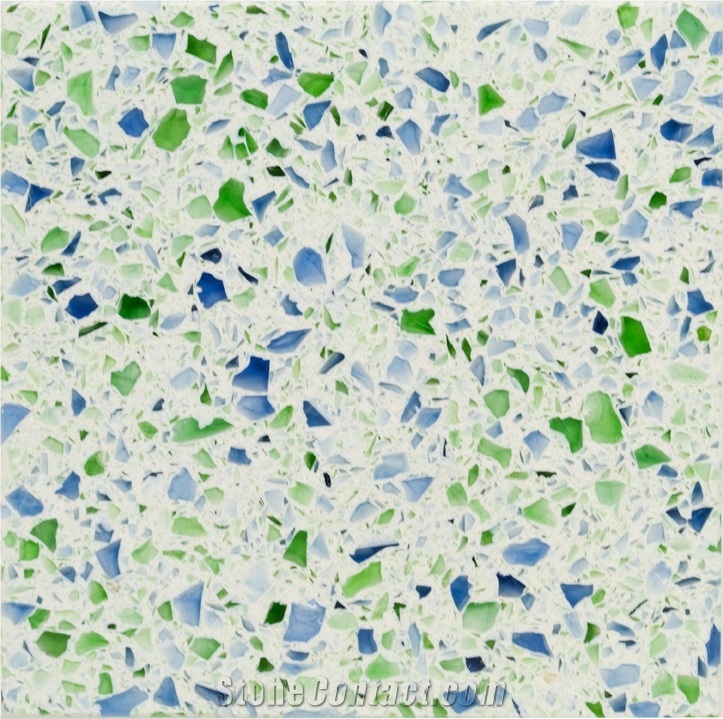 Geo Auckland Recycled Glass Surface Countertop