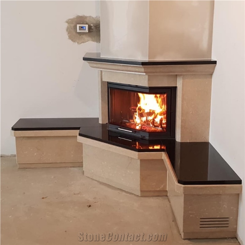 Ruschita Marble Fireplace