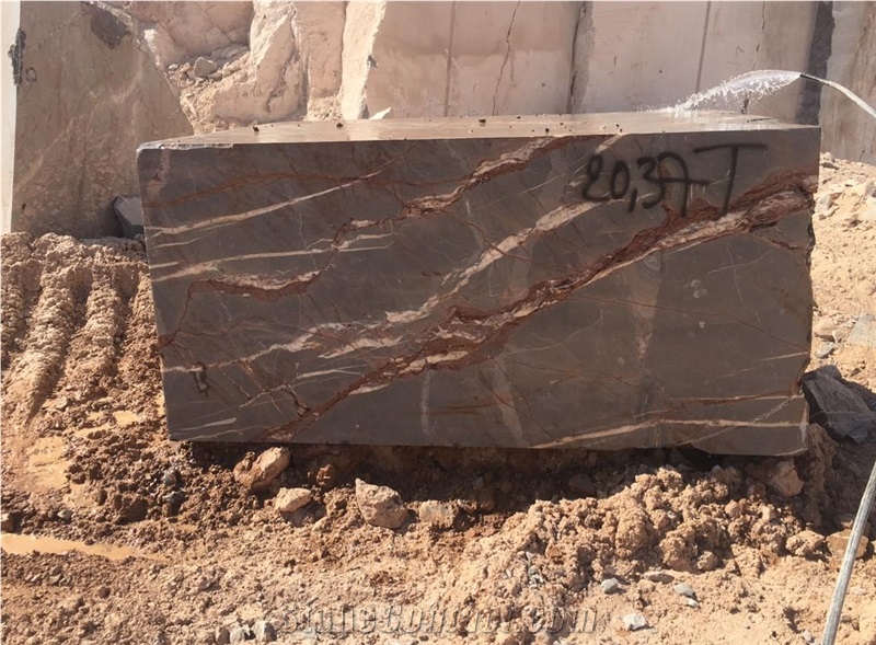 French Chiffon-French Chiffon-Grey Fantasy Marble Blocks