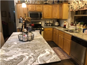 Fantasy Brown Marble Kitchen Countertop