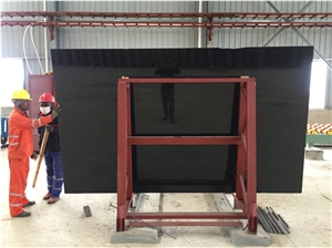 Mozambique Black Granite Slabs, Tiles