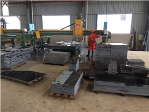 Mozambique Black Granite Slabs, Tiles