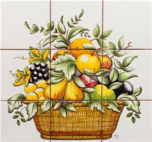 Hand Painted Ceramic Wall Tiles, Murals