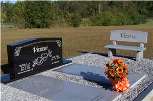 Upright Monuments, Double Heart Headstone