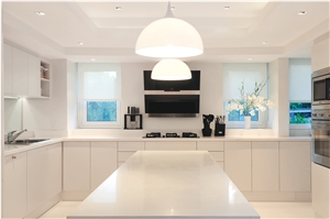 Intecstone Ivory Quartz Kitchen Countertops