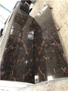 Tiger Skin Granite Slabs & Tiles, India Brown Granite