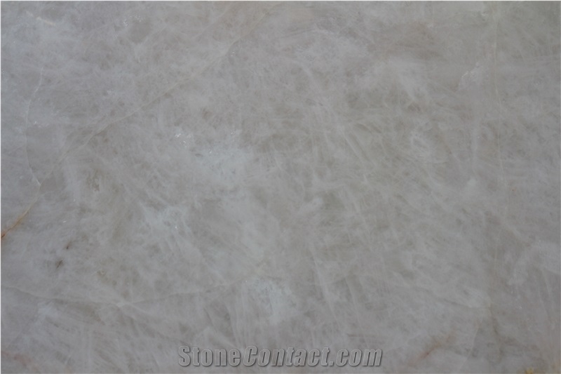 Crystal White Quartzite Slab