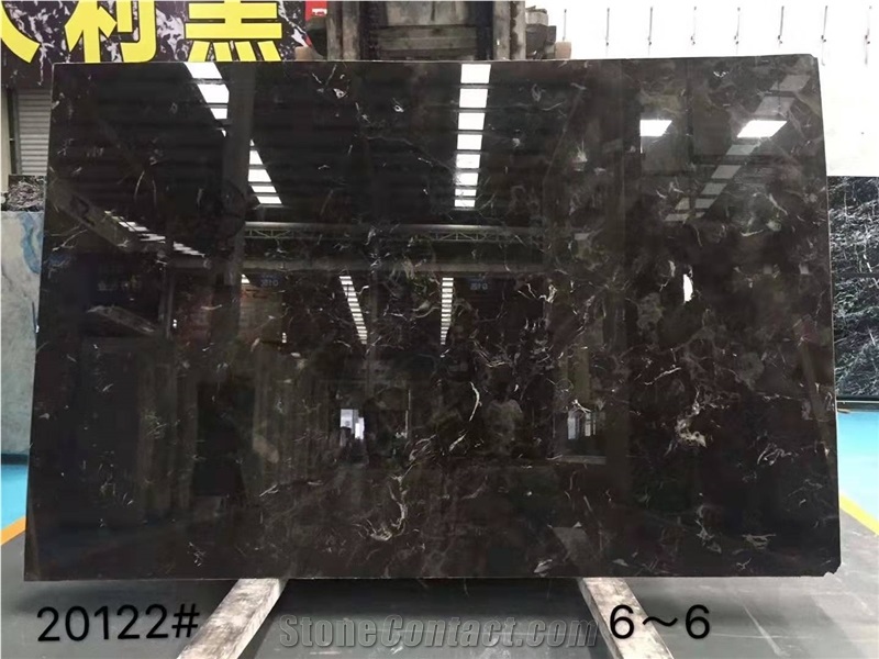 Dark Emperador Marble for Wall Installation