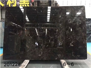 Dark Emperador Marble for Wall Installation