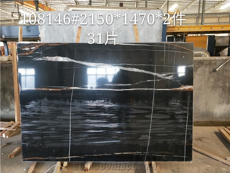 Noir Aziza Marble for Countertop/Vanity Top