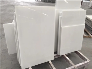 Artificial White Marble Nano Glass Stone Tile