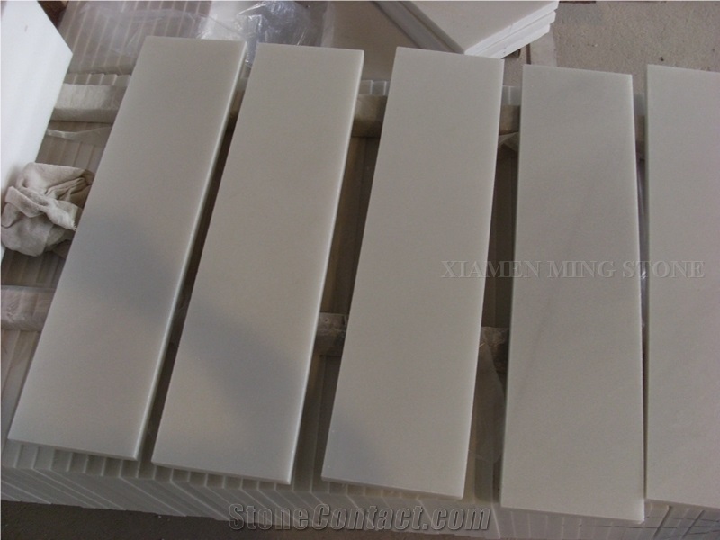 Sichuan Pure Crystal White Marble Slab,Floor Tile Lobby Paving Pattern