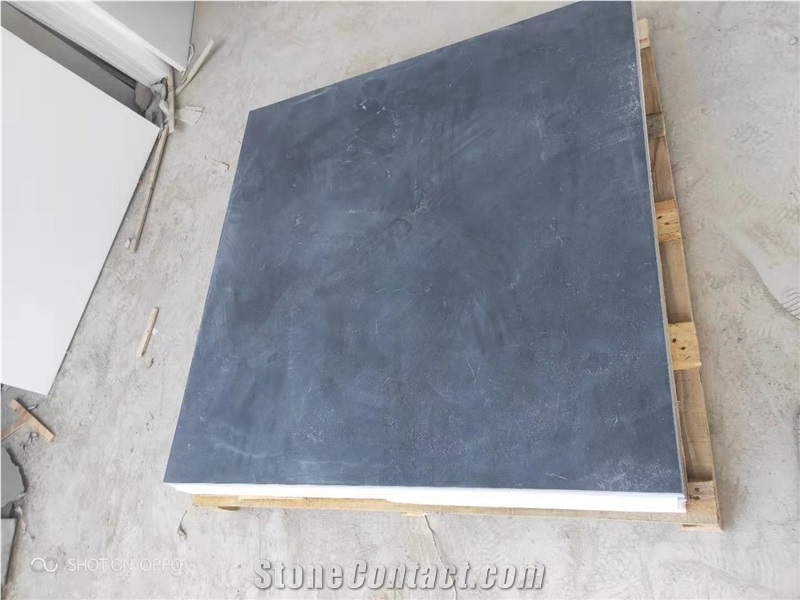 Blue Lime Stone Tiles,Honed Like Begium Blue Stone