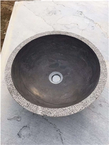 Blue Limestone Basin, Sink,Bowl Honed