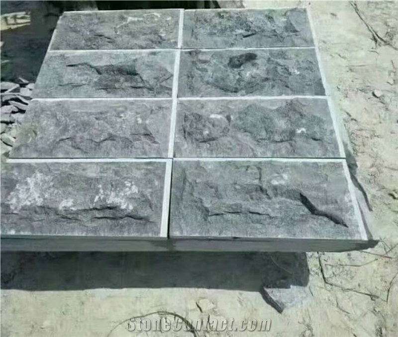 Mushroom Blue Limestone,Blue Stone Wall Cladding