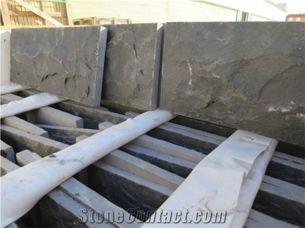 Mushroom Blue Limestone,Blue Stone Wall Cladding