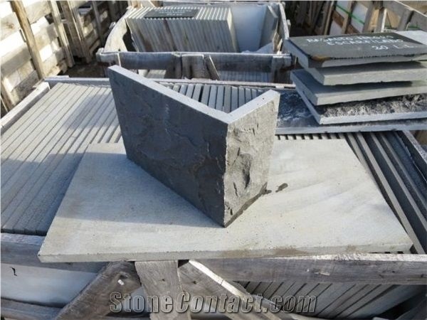 Mushroom Blue Limestone,Blue Stone Wall Cladding