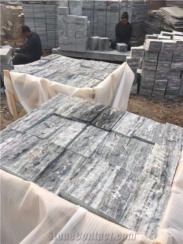 G302 Cube Stone Grey Cobble Stone