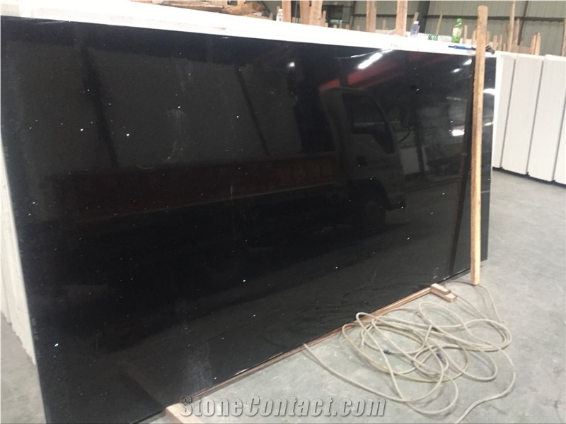 Good Price Crystal Black Quartzite Tiles & Slab