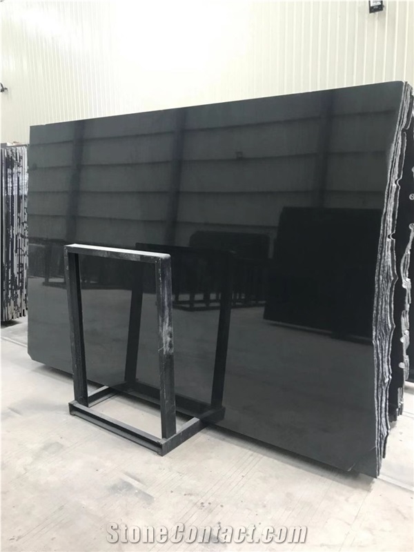 Mozambique Black Granite Slab
