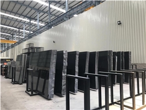 Mozambique Black Granite Slab