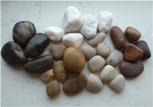 Red Pebble Stone Natural River Rock Stone