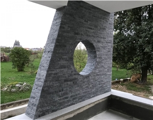 Free Length Splitface Black Marble, Dark Blue, Grey Marble Ledge Stone Free Length Splitface Black Marble, Dark Blue, Grey Marble Ledge Stone